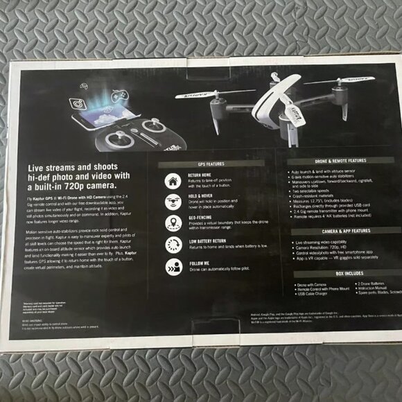 Protocol Kaptur GPS II Wi-Fi Drone with HD Camera, In Hand! - Picture 4 of 4